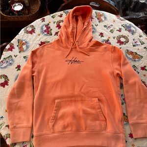 Hollister Orange Hoodie Sweatshirt